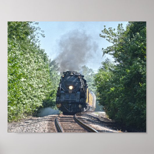 Big Boy No. 4014 Steam Locomotive Poster (Voorkant)