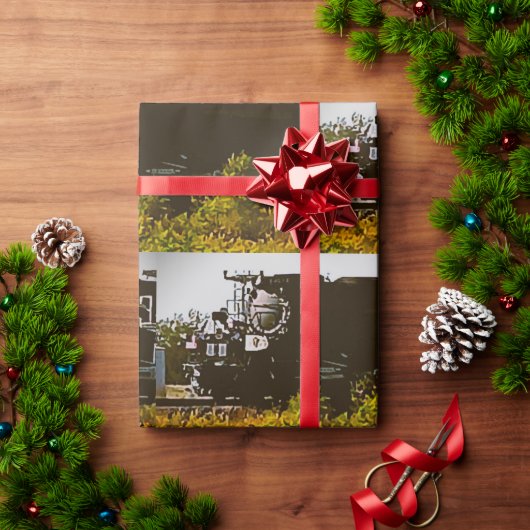 Big Boy No. 4014 trein inpakpapier (Feestdagen Geschenken)