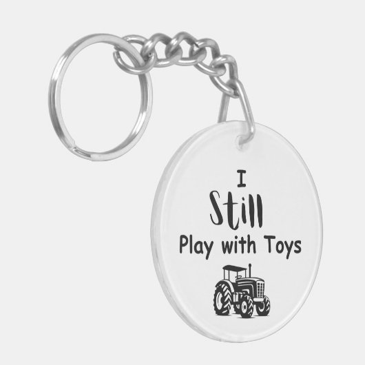 Big Boy Quote: Ik speel nog steeds met speelgoed ( Sleutelhanger (Voorkant Links)