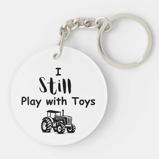 Big Boy Quote: Ik speel nog steeds met speelgoed ( Sleutelhanger (Achterkant)