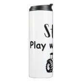 Big Boy Quote: Ik speel nog steeds met speelgoed ( Thermosbeker (Gedraaid links)