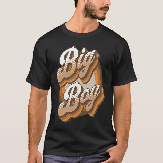 BIG BOY Retro Cool Melanin vibe T-shirt (Voorkant)
