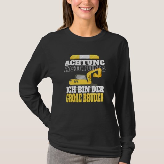 Big Boy Small Cr, broeder Digger Builder voor kind T-shirt (Voorkant)