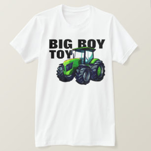 "Big Boy Speelgoed" met groene Boerderijen tractor T-shirt