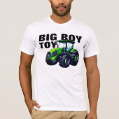"Big Boy Speelgoed" met groene Boerderijen tractor T-shirt (Voorkant)