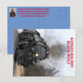 Big Boy Steaming Briefkaart (Voorkant / Achterkant)