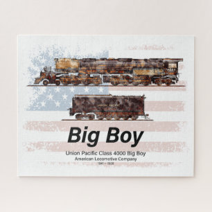 Big Boy  Stoomtrein Amerikaanse Locomotief Legpuzzel