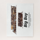 Big Boy  Stoomtrein Amerikaanse Locomotief Legpuzzel (Verticaal)