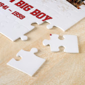 Big Boy Stoomtrein Amerikaanse Locomotief Legpuzzel (Zijkant)