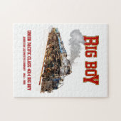 Big Boy Stoomtrein Amerikaanse Locomotief Legpuzzel (Horizontaal)