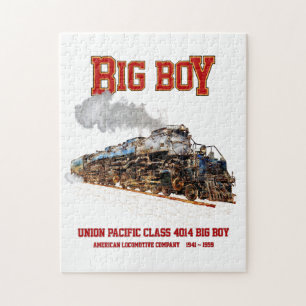 Big Boy  Stoomtrein Amerikaanse Locomotief Legpuzzel