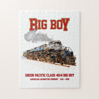 Big Boy  Stoomtrein Amerikaanse Locomotief Legpuzzel