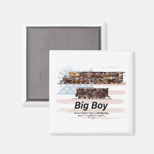 Big Boy Stoomtrein Amerikaanse Locomotief Magneet