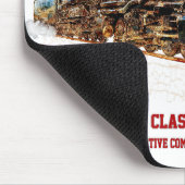 Big Boy  Stoomtrein Amerikaanse Locomotief Muismat (Hoek)