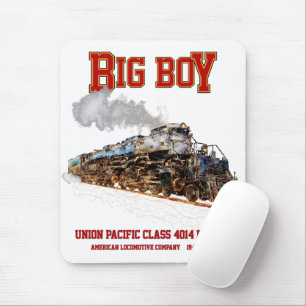 Big Boy  Stoomtrein Amerikaanse Locomotief Muismat