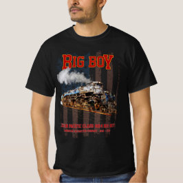 Big Boy  Stoomtrein Amerikaanse Locomotief T-shirt