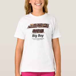 Big Boy  Stoomtrein Amerikaanse Locomotief T-shirt