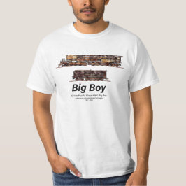 Big Boy  Stoomtrein Amerikaanse Locomotief T-shirt