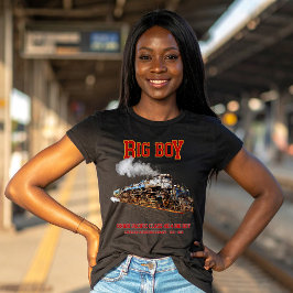 Big Boy  Stoomtrein Amerikaanse Locomotief T-shirt
