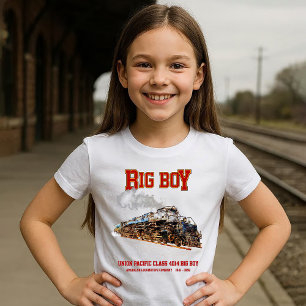 Big Boy Stoomtrein Amerikaanse Locomotief T-shirt