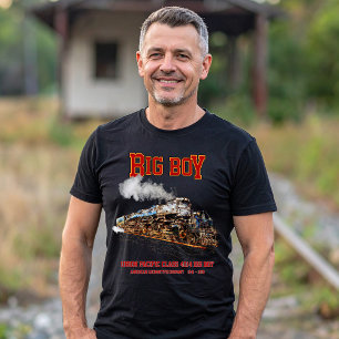Big Boy  Stoomtrein Amerikaanse Locomotief T-shirt