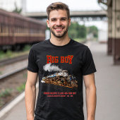 Big Boy  Stoomtrein Amerikaanse Locomotief T-shirt