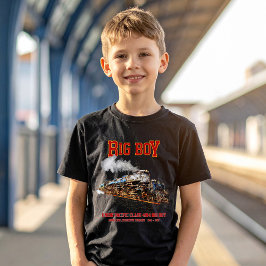 Big Boy  Stoomtrein Amerikaanse Locomotief T-shirt