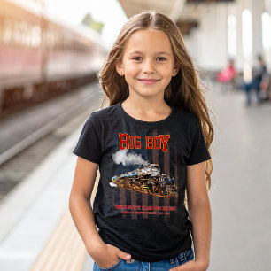 Big Boy Stoomtrein Amerikaanse Locomotief T-shirt