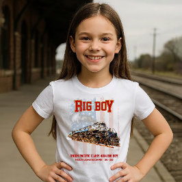 Big Boy  Stoomtrein Amerikaanse Locomotief T-shirt