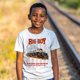 Big Boy  Stoomtrein Amerikaanse Locomotief T-shirt