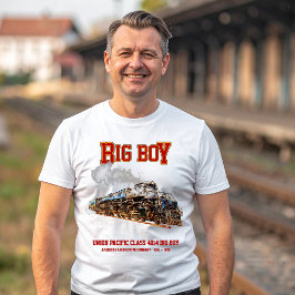Big Boy  Stoomtrein Amerikaanse Locomotief T-shirt