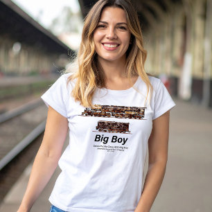 Big Boy Stoomtrein Amerikaanse Locomotief T-shirt