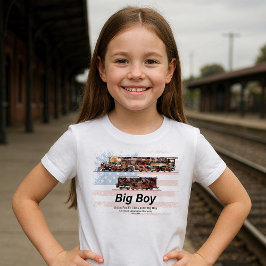 Big Boy  Stoomtrein Amerikaanse Locomotief T-shirt