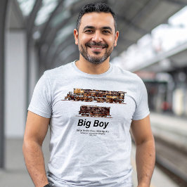 Big Boy  Stoomtrein Amerikaanse Locomotief T-shirt