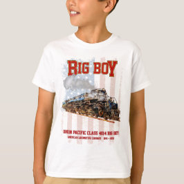 Big Boy  Stoomtrein Amerikaanse Locomotief T-shirt