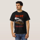 Big Boy  Stoomtrein Amerikaanse Locomotief T-shirt (Voorkant volledig)