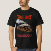 Big Boy  Stoomtrein Amerikaanse Locomotief T-shirt (Voorkant)