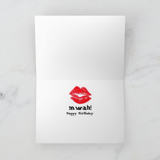 Big Boy Verjaardag Hippo Kaart (Binnen)