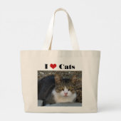 Big Boy's I Love Cats Jumbo Tas (Achterkant)