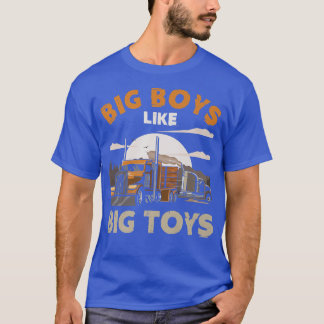 Big Boys, zoals Big Toys Trucker Truck Asphallemaa T-shirt