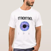 Big Brain Eye & Memes T-shirt (Voorkant)