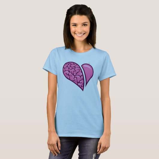 Big Brain Heart Combo T-shirt (Voorkant volledig)