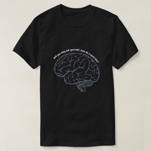 BIG BRAIN (Hoe werk ik dit?) - een MisterP-Shirt T-shirt (Design voorkant)