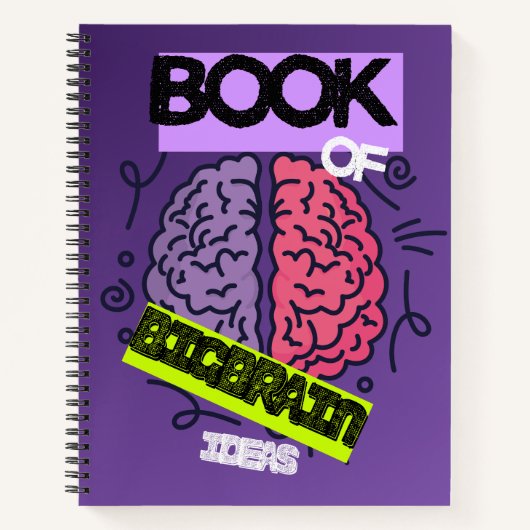Big Brain spiral Notitieboek (Voorkant)