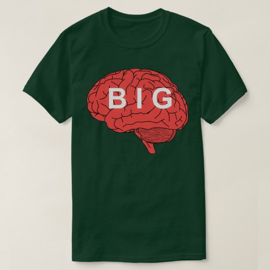 Big Brain T-shirt (Design voorkant)