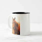 Big Braxton-Mok Tweekleurige Koffiemok (Voorkant links)