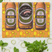 BIG BREWS Geluk wacht op u Theedoek (Gevouwen)