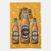 BIG BREWS Geluk wacht op u Theedoek (Verticaal)