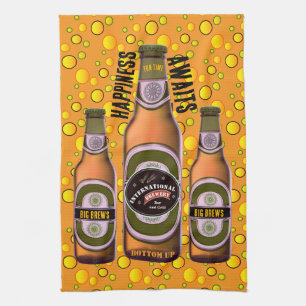 BIG BREWS Geluk wacht op u Theedoek