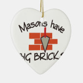 Big Bricks Keramisch Ornament (Rechts)